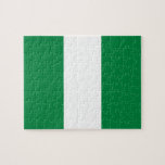 Nigeria-Flagge Puzzle<br><div class="desc">Ein ideales Geschenk für alle,  die Patrioten ihres Landes sind!</div>