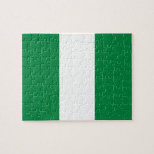 Nigeria-Flagge Puzzle
