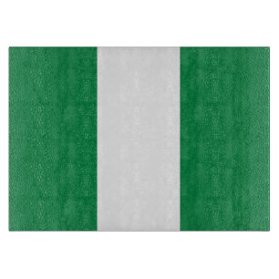 Nigeria-Flagge Schneidebrett