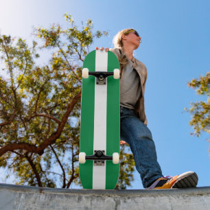 Nigeria-Flagge Skateboard