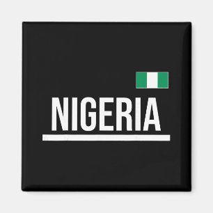 Nigeria-Flagge-Sportstrikot Magnet
