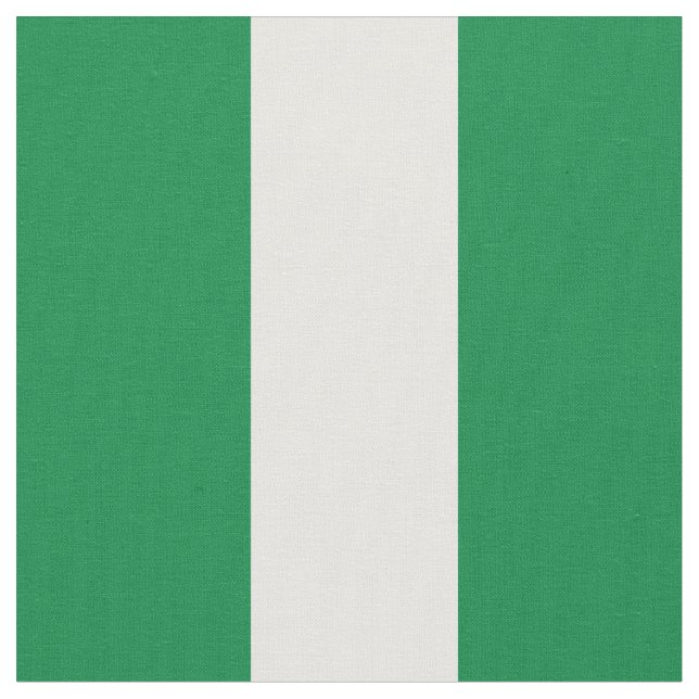Nigeria-Flagge Stoff (Nahaufnahme)