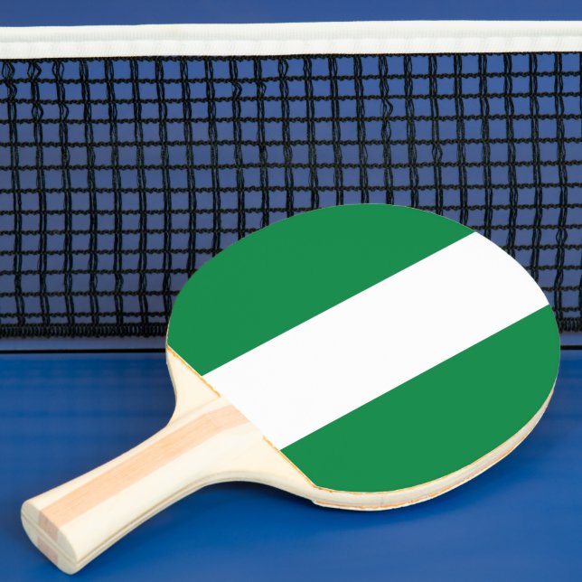 Nigeria-Flagge Tischtennis Schläger (InSitu)