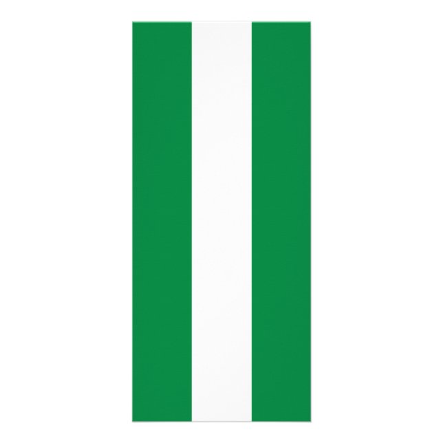 Nigeria-Flagge Werbekarte (Vorne)