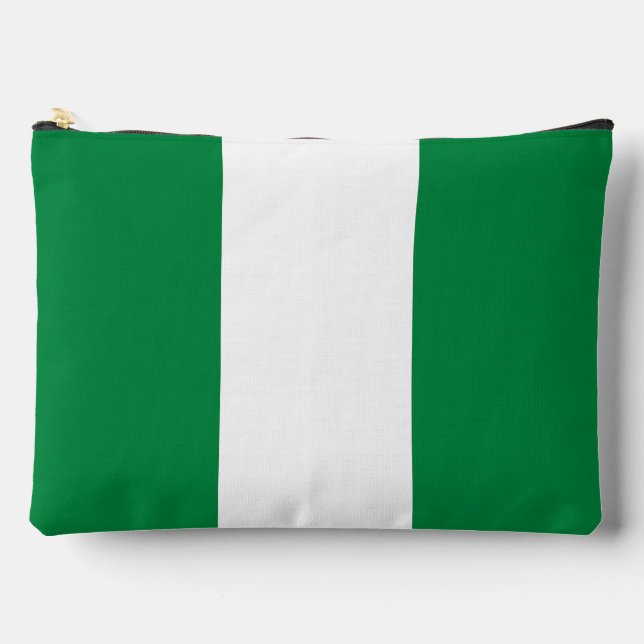Nigeria-Flagge Zubehörtasche (Vorderseite)