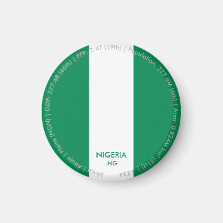 Nigeria-Flaggen-Magnet Magnet