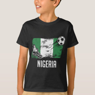 Nigeria Flaggen Trikot Nigerianisches Fußballteam T-Shirt