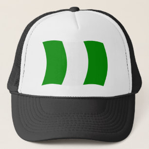 Nigeria-Flaggenhut Truckerkappe
