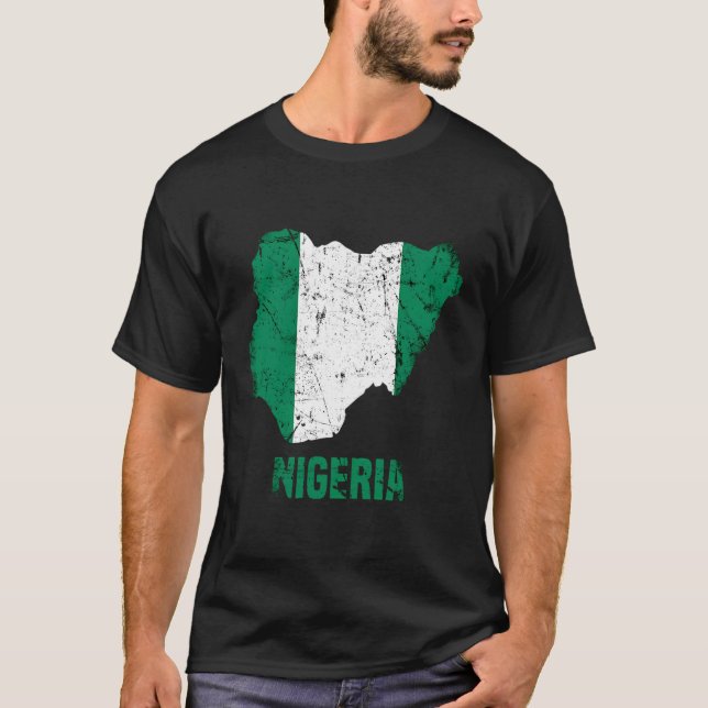 Nigeria Flaggenstaat Nigeria Shirt für Frauen (Vorderseite)