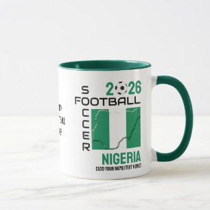 NIGERIA Fußball Custom 2026 JEDES JAHR Tasse