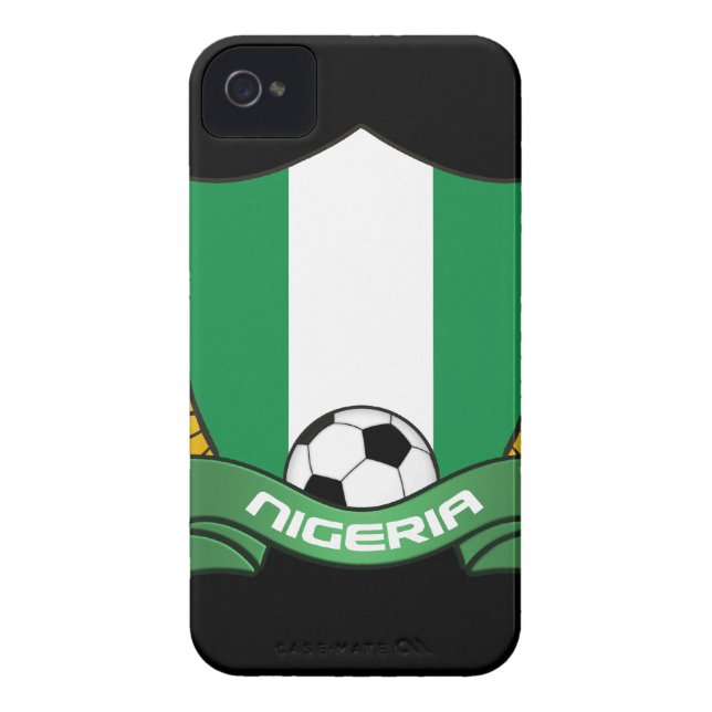 Nigeria-Fußball iPhone 4 Identifikations-Case-Mate Case-Mate iPhone Hülle (Rückseite)