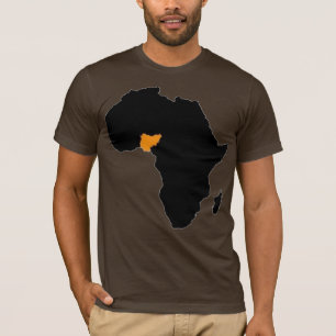 Nigeria-Herz von Afrika T-Shirt