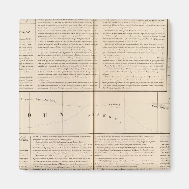 Nigeria, Kamerun Magnet (Vorne)