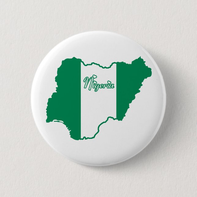 Nigeria-Knopf Button (Vorderseite)