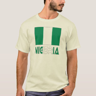 Nigeria mit der nigerianischen Flagge T-Shirt