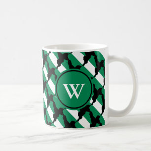 NIGERIA NAIJA Gesegnete Nation Monogram Christlich Kaffeetasse