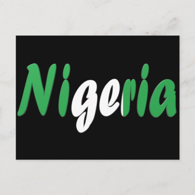 Nigeria Postkarte (Vorderseite)