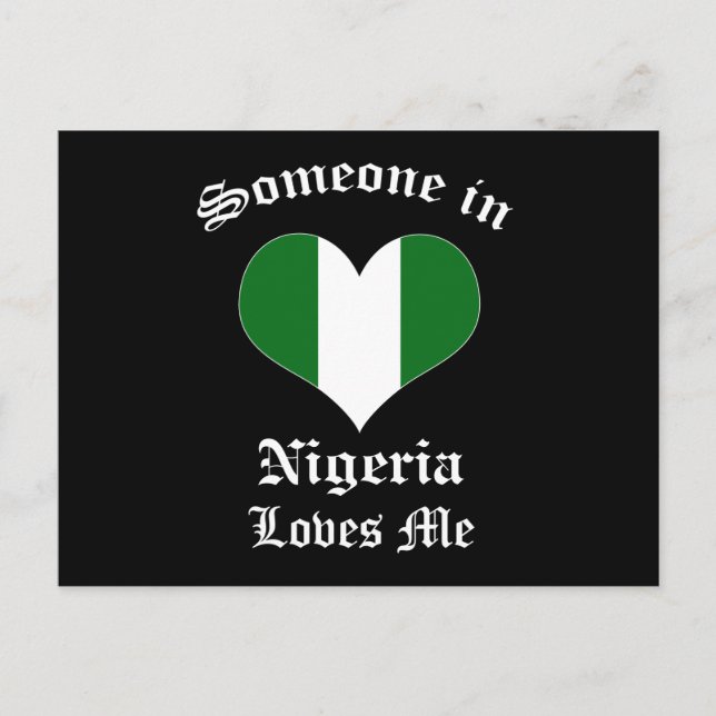 Nigeria Postkarte (Vorderseite)