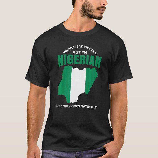 Nigeria Pride Nigerian African American Nigerian R T-Shirt (Vorderseite)