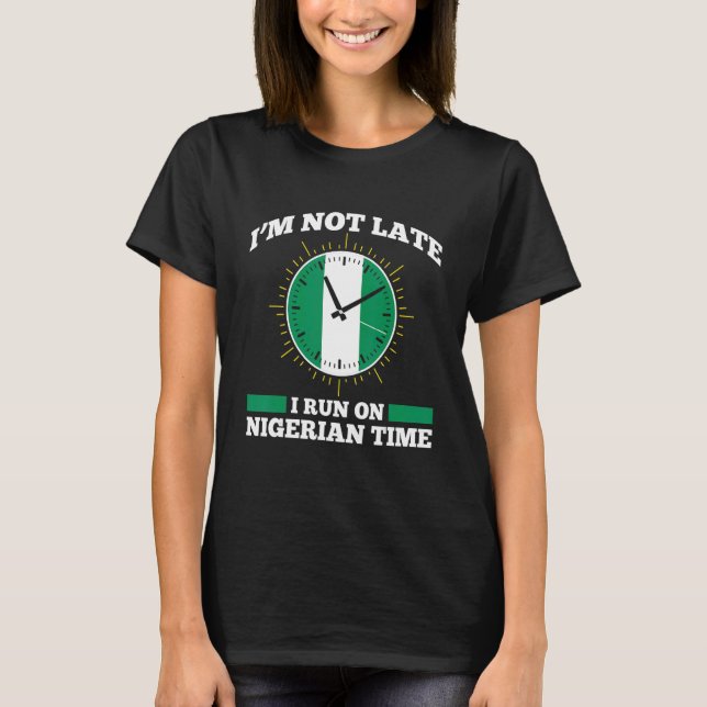 Nigeria Pride Nigerian African American Nigerian R T-Shirt (Vorderseite)