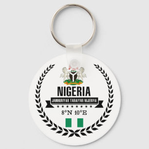 Nigeria Schlüsselanhänger