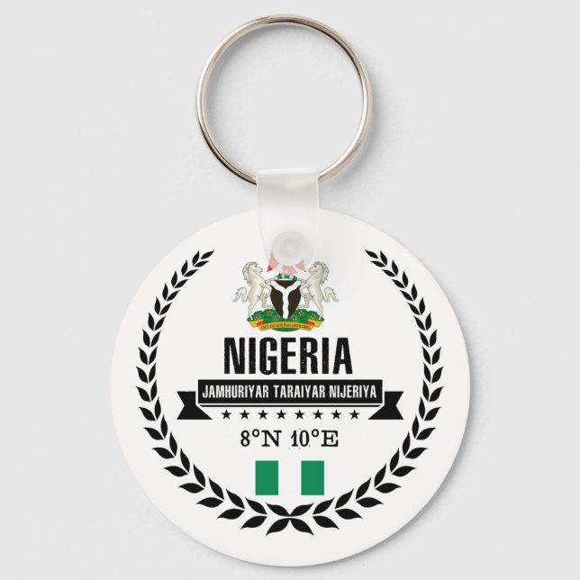 Nigeria Schlüsselanhänger (Vorderseite)