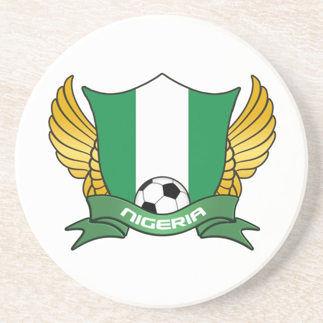 Nigeria Soccer Untersetzer (Vorne)