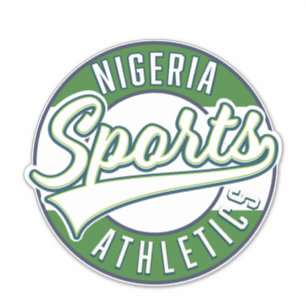 Nigeria Sports Athletic Logo Aufkleber