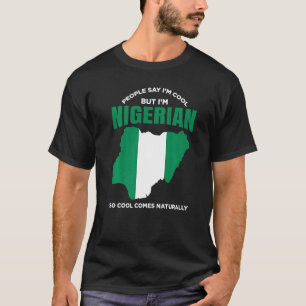 Nigeria Stolz Nigerianischer Afroamerikaner Nigeri T-Shirt