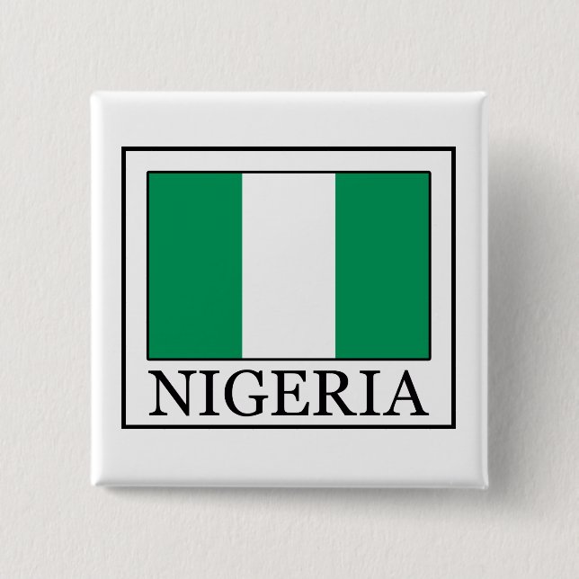 Nigeria-Taste Button (Vorderseite)