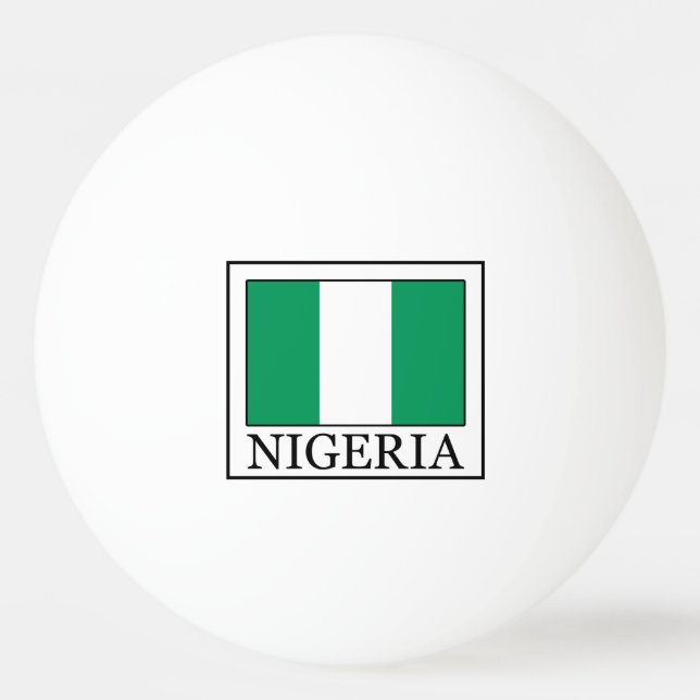 Nigeria Tischtennisball (Vorderseite)
