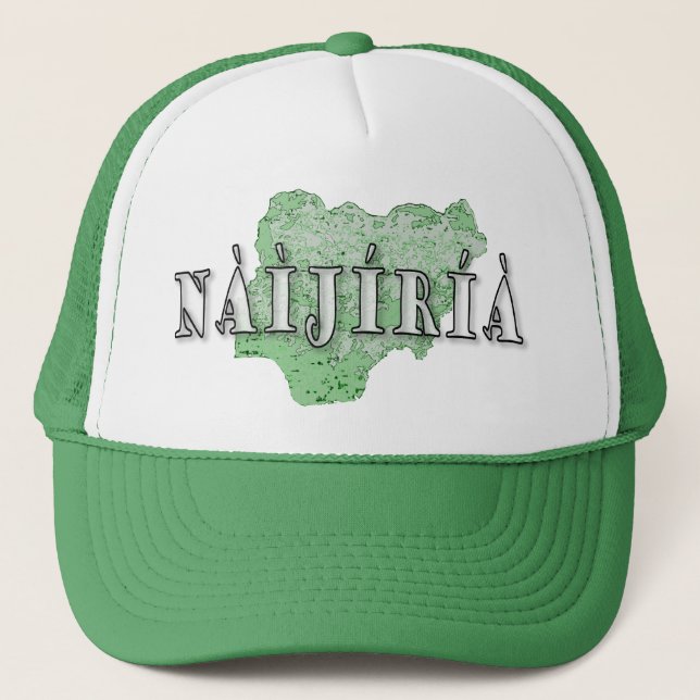 Nigeria Truckerkappe (Vorderseite)
