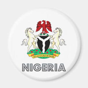 Nigeria-Wappen Magnet