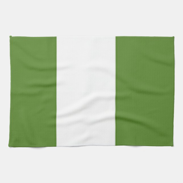 Nigerian Flag Handtuch (Horizontal)