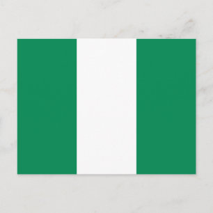 Nigerian Flag Postkarte