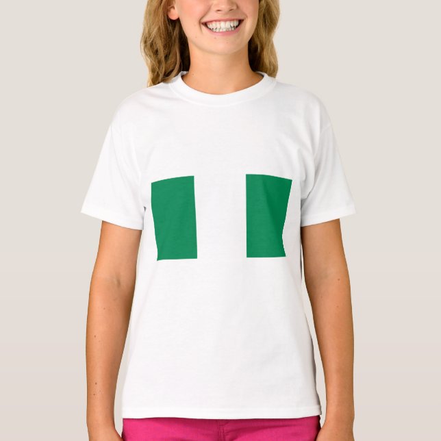 Nigerian Flag T-Shirt (Vorderseite)
