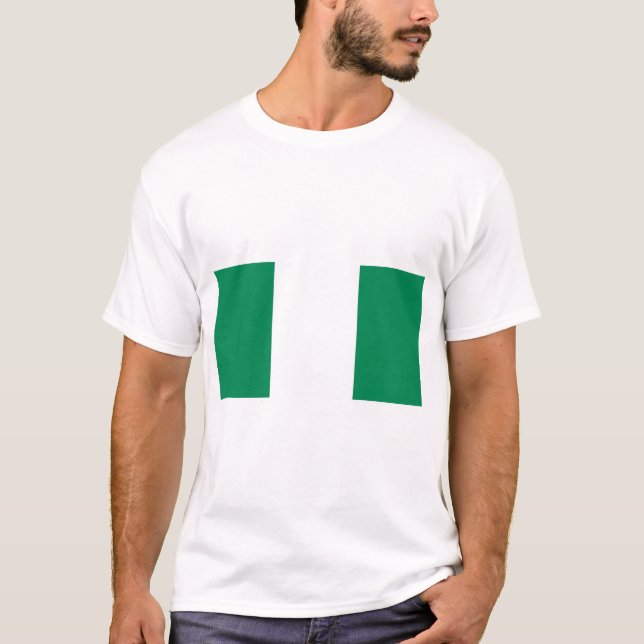 Nigerian Flag T-Shirt (Vorderseite)