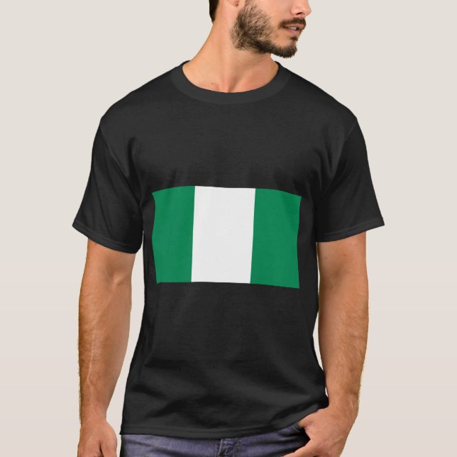 Nigerian Flag T-Shirt (Vorderseite)
