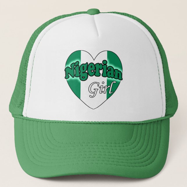 Nigerian Girl Truckerkappe (Vorderseite)