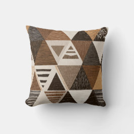 Nigerian patterns on a triangles background kissen