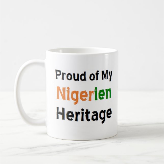 Nigerianerbe Kaffee-Tasse Kaffeetasse (Links)