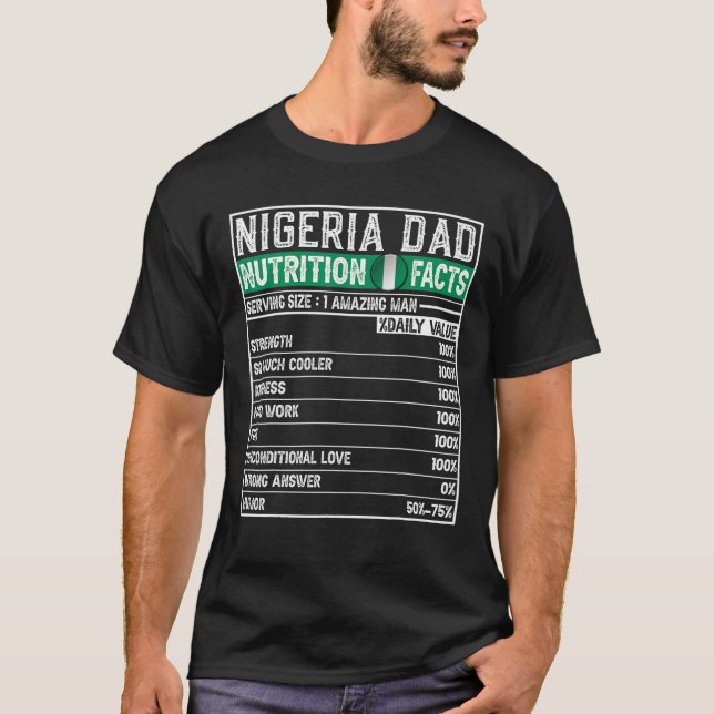 nigerianischer Vater spendet Vater Hero Nutritiona T-Shirt (Vorderseite)