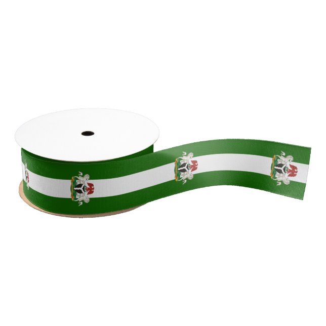 nigerianisches Wappen    Ripsband (Spule)