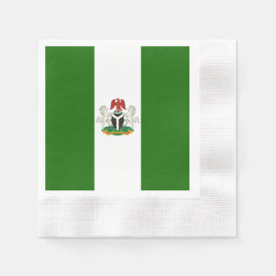 nigerianisches Wappen Serviette