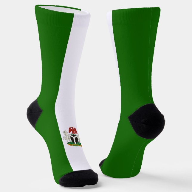 nigerianisches Wappen Socken (Gewinkelt)