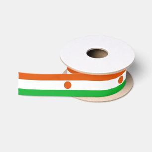 Nigerien Flaggenband Satinband