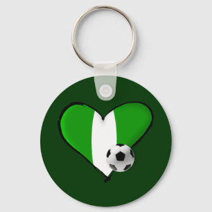 Nigerische Art der Fußball-Liebe - Naija Schlüsselanhänger