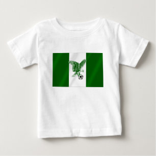 Nigerische SuperEagles-Flagge von Nigeria Baby T-shirt