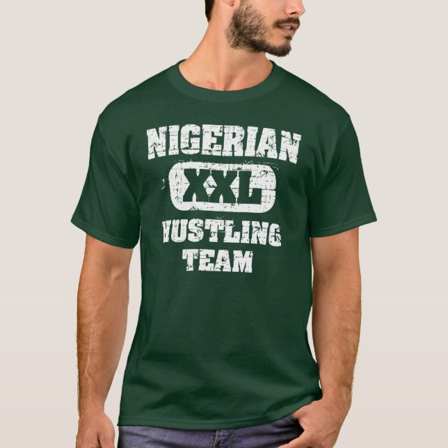 Nigerisches drängendes Team T-Shirt (Vorderseite)