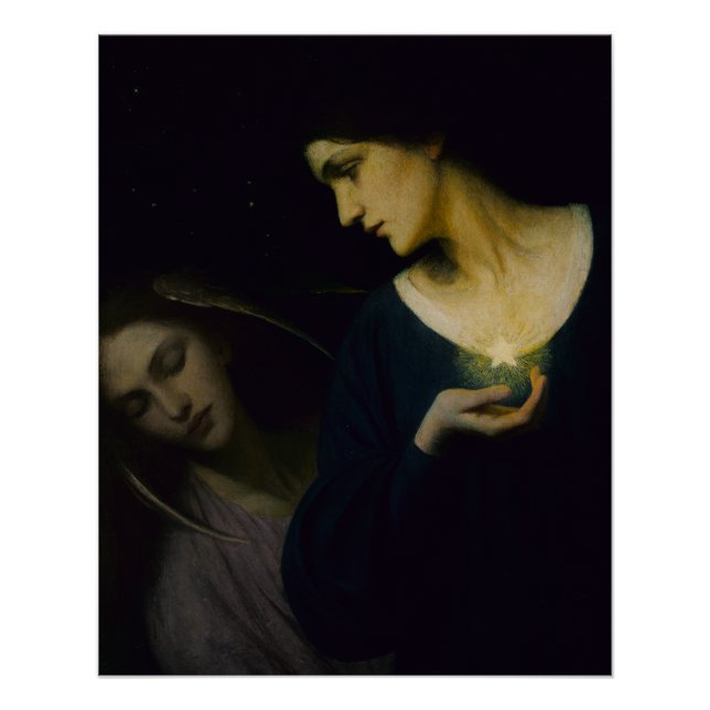 "Night and your Daughter Sleep" glänzend Poster (Vorderseite)